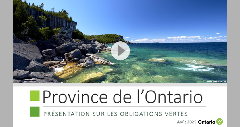 Présentation sur les obligations vertes